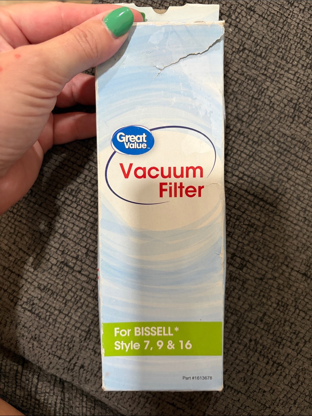Great Value Vacuum Filter for Bissell - style 7, 9, 17